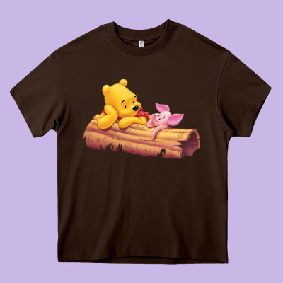 Winnie The Pooh Piglet Heavy Core Tee Designed By Artisfamous
