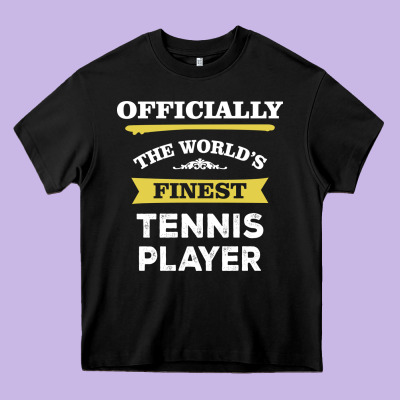 The World's Finest Tennis Player Heavy Core Tee Designed By Artisfamous