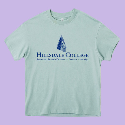 Hillsdale College Heavy Core Tee Designed By Artisfamous