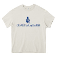 Cream Hillsdale College Heavy Core Tee - artisFamous