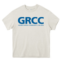 Cream Grand Rapids Community College Heavy Core Tee - artisFamous
