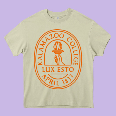 Kalamazoo College Heavy Core Tee Designed By Artisfamous