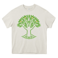 Cream Maharishi International College Heavy Core Tee - artisFamous