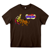 Chocolate Brown Scooby Doo Heavy Core Tee - artisFamous