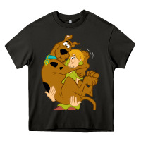 Asphalt Scooby Doo and Shaggy Heavy Core Tee - artisFamous