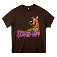 Chocolate Brown Scooby-Doo Heavy Core Tee - artisFamous