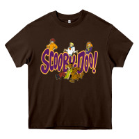 Chocolate Brown Scooby-Doo Heavy Core Tee - artisFamous