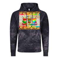 Cloud Black hello summer ice coffee Vintage Hoodie - Artiststas