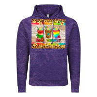 Cloud Purple hello summer ice coffee Vintage Hoodie - Artiststas