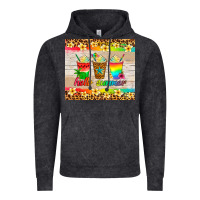 Vintage Black hello summer ice coffee Vintage Hoodie - Artiststas