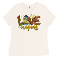 Bone Love Camping Ladies Tee - CowhideDigitalArt