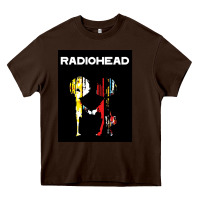 Chocolate Brown radio Heavy Core Tee - artisFamous