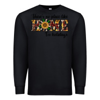 Black there's no place like home for holidays Premium Sweatshirt - RanaPortraitStore