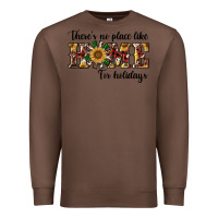 Chestnut there's no place like home for holidays Premium Sweatshirt - RanaPortraitStore