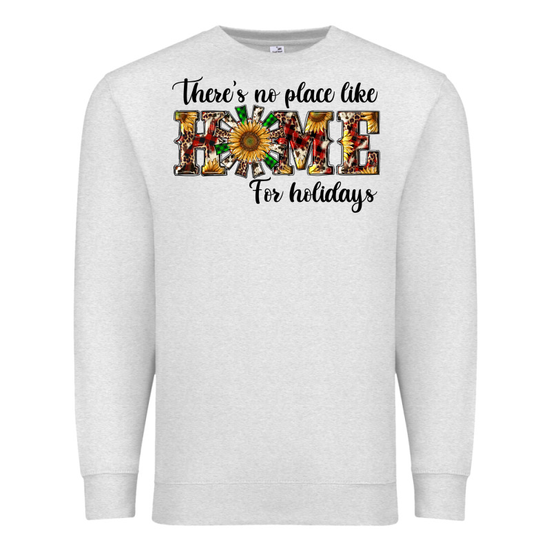 There's No Place Like Home For Holidays Premium Sweatshirt by RanaPortraitStore | Teevron
