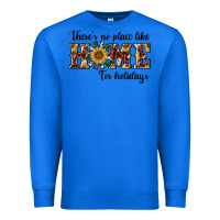 True Royal there's no place like home for holidays Premium Sweatshirt - RanaPortraitStore