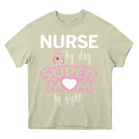 Mossy nurse by day super mom by night Heavy Core Tee - artisFamous