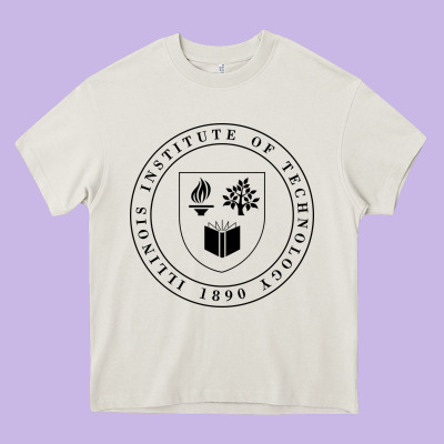 Illinois Institute Of Technology College Heavy Core Tee Designed By Artisfamous