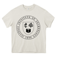 Cream Illinois Institute of Technology College Heavy Core Tee - artisFamous