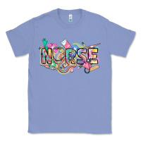 Colony Blue Nurse Classic Tee - FaDigitalArtStudio