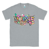 Heather Grey Nurse Classic Tee - FaDigitalArtStudio