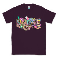 Plum Nurse Classic Tee - FaDigitalArtStudio
