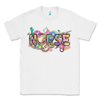 White Nurse Classic Tee - FaDigitalArtStudio