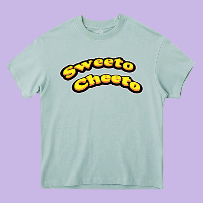 Sweeto Cheeto Heavy Core Tee Designed By Artisfamous