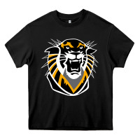 Black fort hays tigers Heavy Core Tee - artisFamous