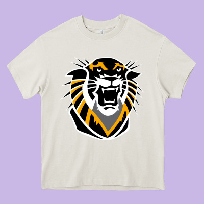 Fort Hays Tigers Heavy Core Tee Designed By Artisfamous