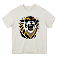 Cream fort hays tigers Heavy Core Tee - artisFamous