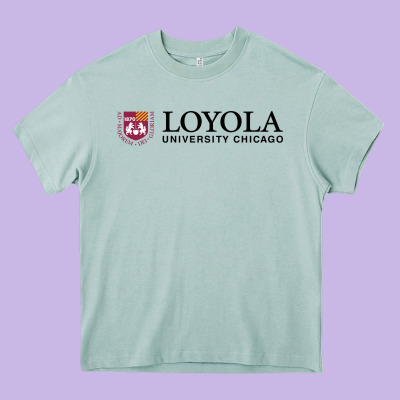 Loyola College Chicago Heavy Core Tee Designed By Artisfamous