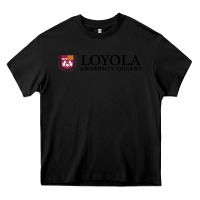 Black Loyola College Chicago Heavy Core Tee - artisFamous
