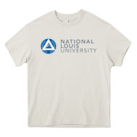 Cream National Louis College Heavy Core Tee - artisFamous