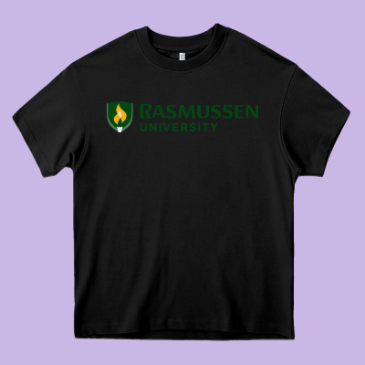 Rasmussen College Heavy Core Tee Designed By Artisfamous
