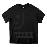 Black goodwill classic Heavy Core Tee - artisFamous