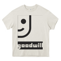 Cream goodwill classic Heavy Core Tee - artisFamous