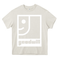 Cream goodwill classic Heavy Core Tee - artisFamous