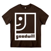 Chocolate Brown goodwill classic Heavy Core Tee - artisFamous
