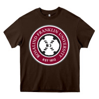 Chocolate Brown Rosalind Franklin College of Medicine and Science Heavy Core Tee - artisFamous
