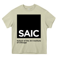 Mossy School of The Art Institute of Chicago College Heavy Core Tee - artisFamous