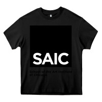 Black School of The Art Institute of Chicago College Heavy Core Tee - artisFamous