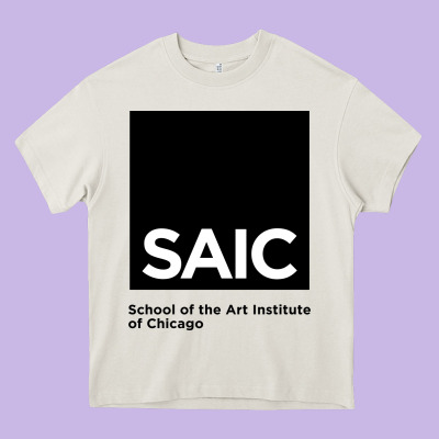 School Of The Art Institute Of Chicago College Heavy Core Tee Designed By Artisfamous
