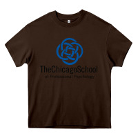 Chocolate Brown The Chicago School of Professional Psychology Heavy Core Tee - artisFamous