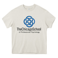Cream The Chicago School of Professional Psychology Heavy Core Tee - artisFamous