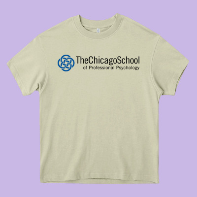 The Chicago School Of Professional Psychology Heavy Core Tee Designed By Artisfamous