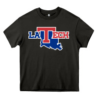 Asphalt louisiana tech athletics Heavy Core Tee - artisFamous