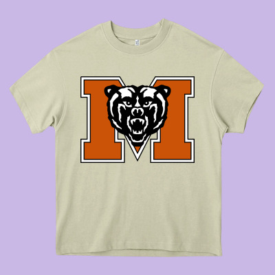 Mercer Bears Heavy Core Tee Designed By Artisfamous