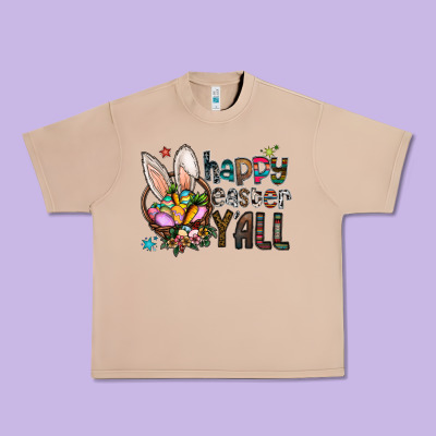 Happy Easter Y All Urban Heavy Tee Designed By Cowhidedigitalart