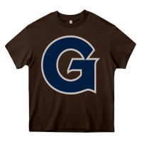 Chocolate Brown georgetown hoyas Heavy Core Tee - artisFamous